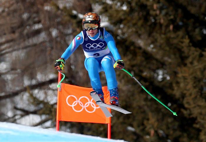 Standing ovation a Cortina per Federica Brignone, ma resta fuori dal podio