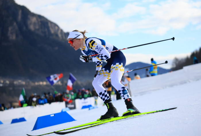 Val di Fiemme: la svedese Linn Svahn prima in quarti, dopo la Ganz 