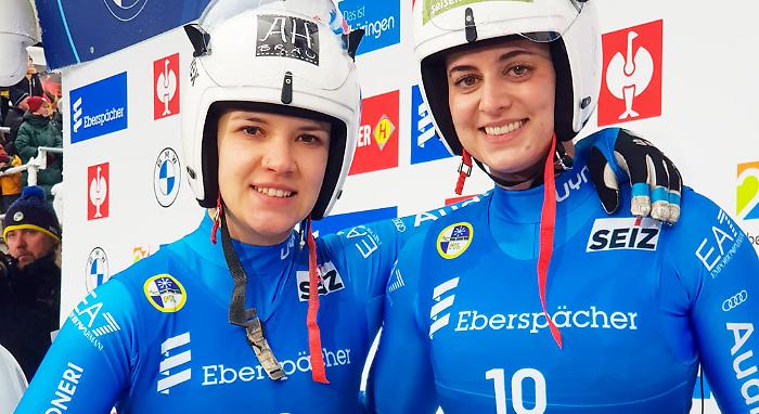 Terzo oro per l'Italia: Andrea V&ouml;tter e Marion Oberhofer trionfano nello slittino donne