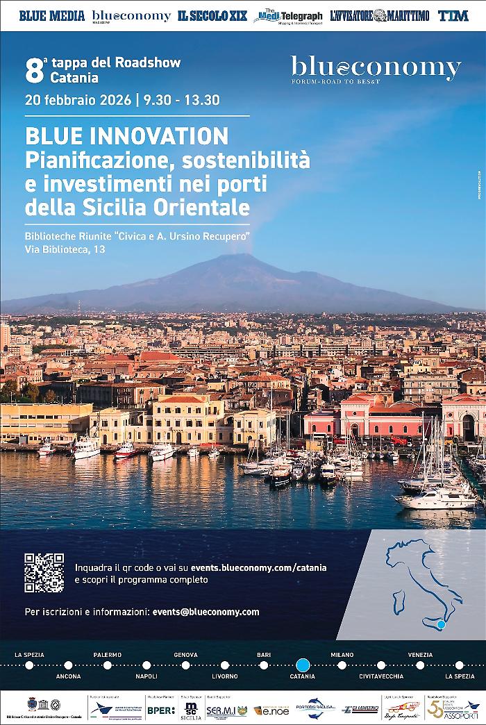 Forum Blueconomy a Catania: Blue Innovation per porti, sostenibilit&agrave; e investimenti nella Sicilia orientale