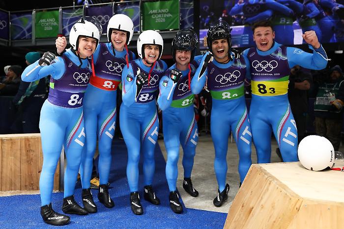 Slittino, ancora sul podio: l'Italia conquista il bronzo nella staffetta mista a Milano‑Cortina