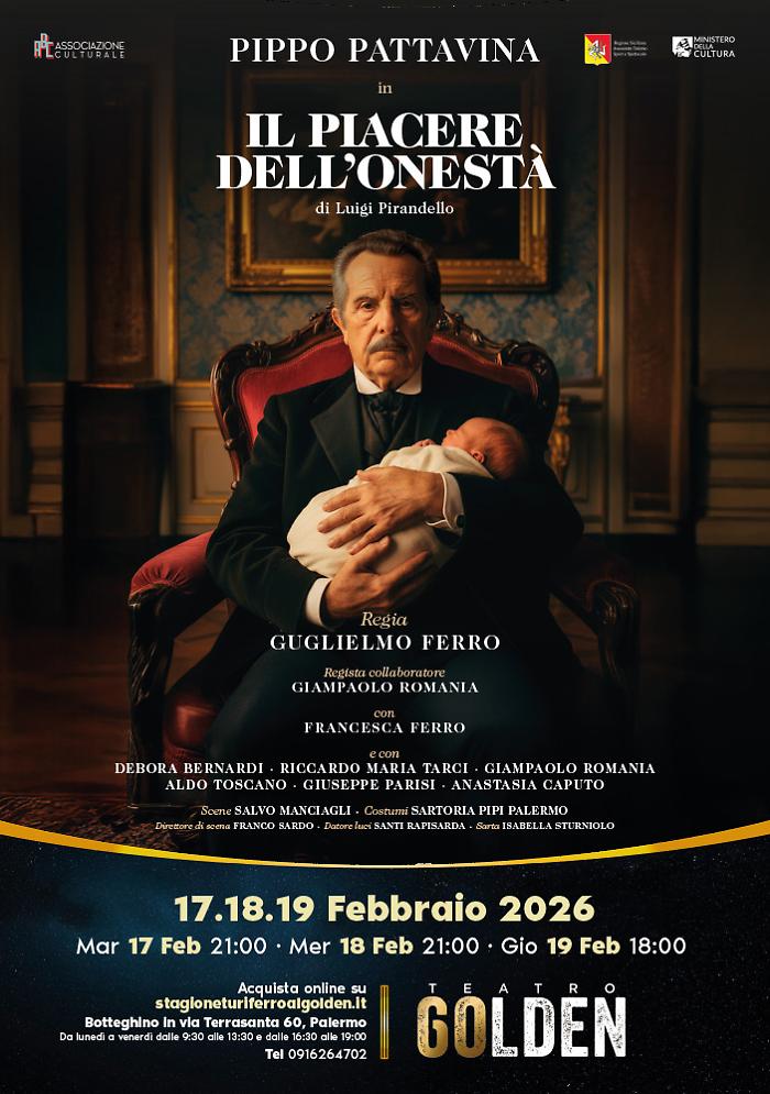 Pippo Pattavina ne "Il piacere dell'onest&agrave;"