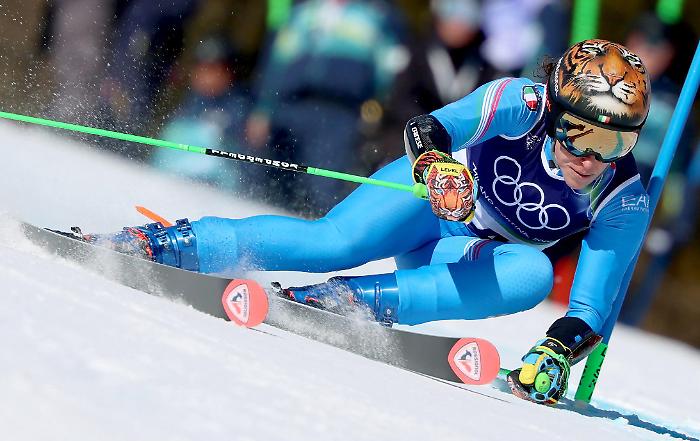 Brignone super nella prima manche: guida il gigante di Cortina