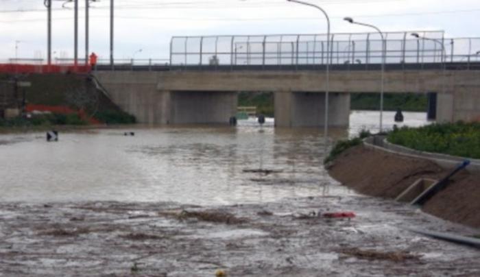 Esondato il fiume Imera, chiusa per diverse ore la Statale 113 a Campofelice di Roccella