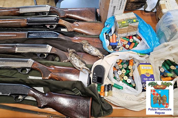 Ragusa e la lotta al bracconaggio: 48 persone denunciate in un anno