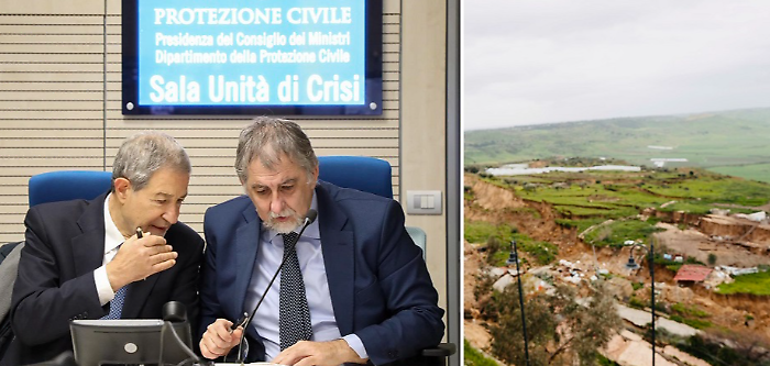 Fondi per il maltempo, Musumeci: &laquo;Per Niscemi un iter diverso; poteri a Ciciliano&raquo; 