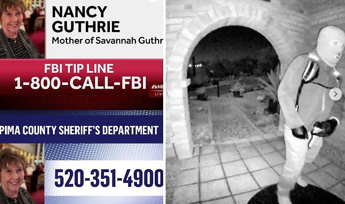 Lo strano caso della scomparsa di Nancy Guthrie: un milione di dollari per chi la trova 