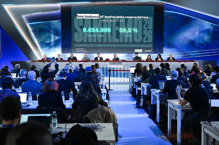 Sanremo 2026, la seconda serata risale nello share ma accorcia la platea: numeri, contesto e perch&eacute; la Rai parla di &ldquo;festival in ottima salute&rdquo;