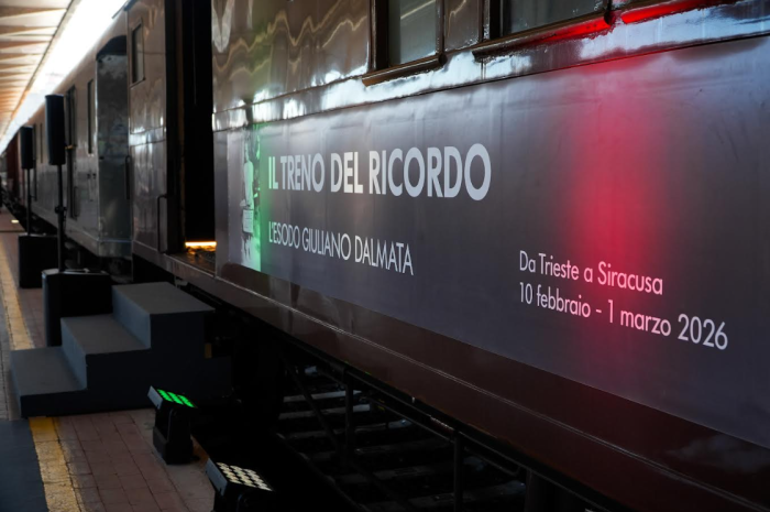 A Palermo il "Treno del ricordo" contro le foibe: "Per non dimenticare"