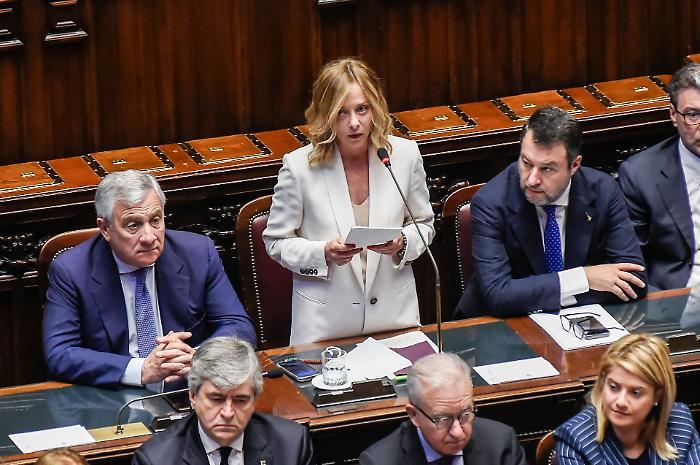 Matteo Salvini, Giorgia Meloni e Antonio Tajani