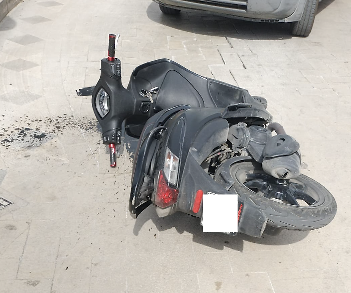 Comiso, scontro auto-moto in centro: un ferito