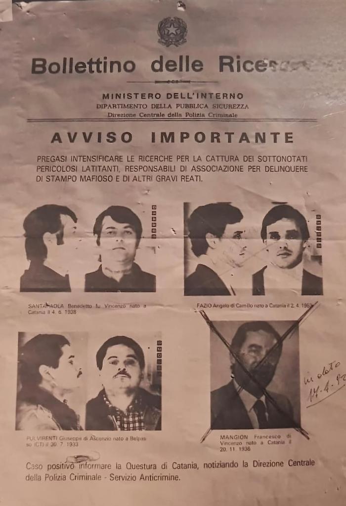 Santapaola, l'interrogatorio (inedito) del 1973: &laquo;Devo riavere la patente, sono un commerciante di scarpe&raquo;