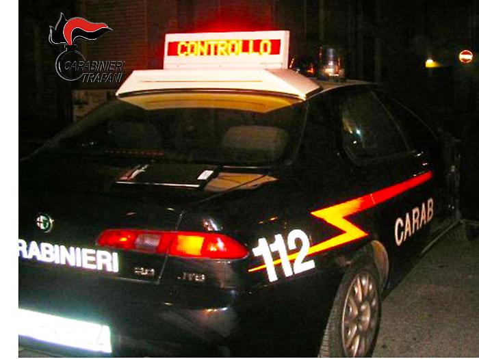 Maxicontrolli dei carabinieri a Trapani: 9 deferiti, un arresto per possesso di crack e hashish