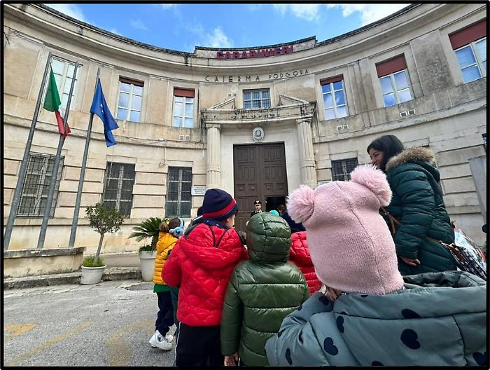 Carabinieri per un giorno, a Ragusa la visita dei piccoli alunni al comando provinciale