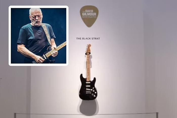 Asta record per la Black Strat di David Gilmour: le sue corde hanno dato vita all'assolo di Comfortably Numb