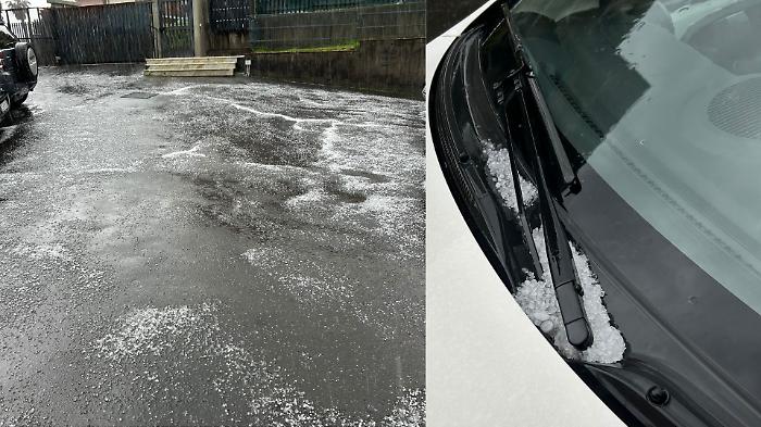 Violento temporali in Sicilia: tappeto di grandine sulle strade Catanesi, eventi rinviati e allagamenti