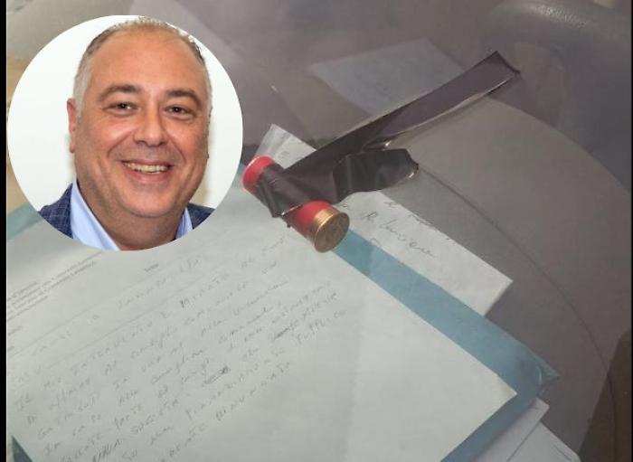 Cartuccia sul parabrezza, intimidazione al consigliere Vasta scuote Lentini