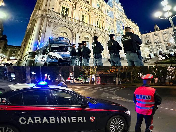 Movida sotto controllo: weekend blindato a Catania da Polizia di Stato, Carabinieri e Guardia di Finanza