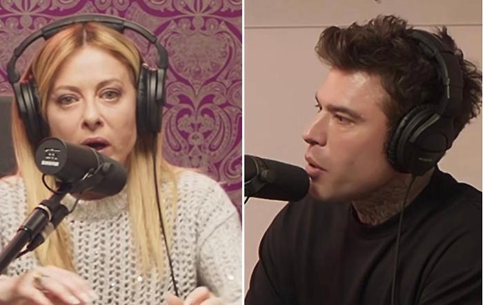 Fedez ospita Giorgia Meloni nel suo podcast: &laquo;Ci daranno da asserviti al potere, da noi dibattito sano&raquo;