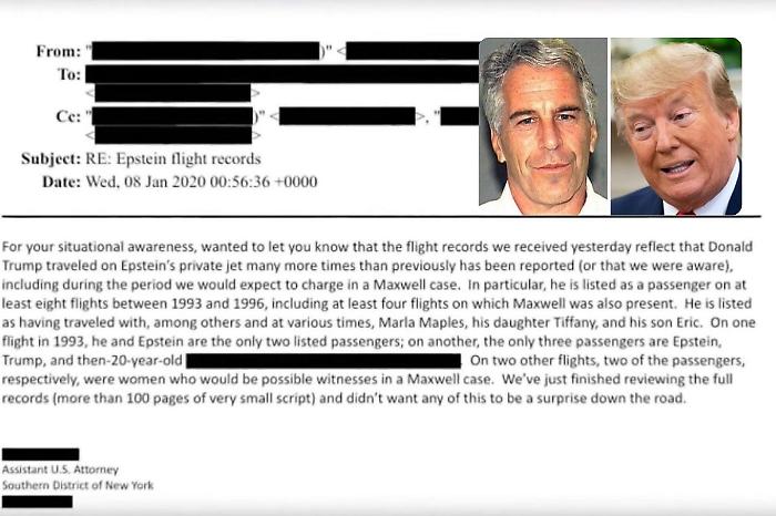 Epstein Files, la mail che smentisce Trump: il presidente Usa almeno 8 volte sull'aereo privato del finanziere pedofilo