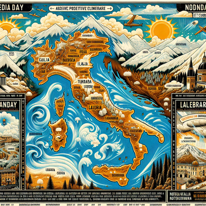 Il meteo della settimana: cosa accadr&agrave; dopo un avvio mite