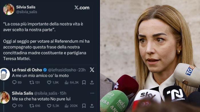 Salis-Osho, duello social sul referendum: ironia virale dopo il voto