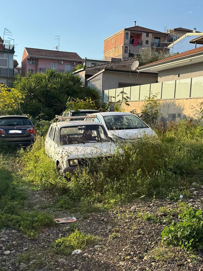 San Giorgio dimenticata: auto abbandonate e vegetazione invadono via Gela e via Ancipa