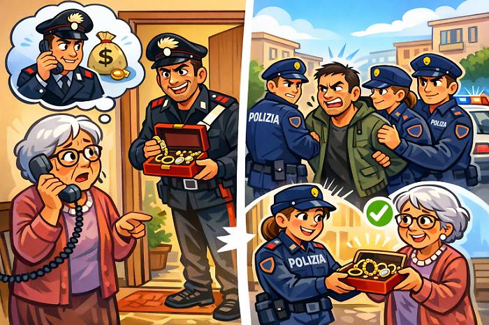 Messina, anziani nel mirino dei truffatori: arrestato un 45enne. Refurtiva restituita alla vittima