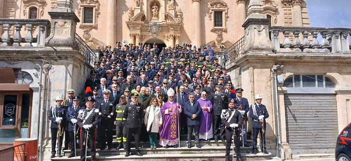 Ragusa, precetto interforze in cattedrale