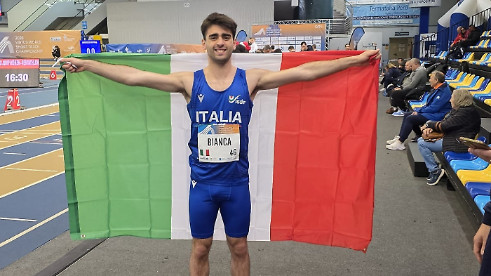 Atletica paralimpica: ai tricolori indoor poker d'oro per il nisseno Salvo Bianca