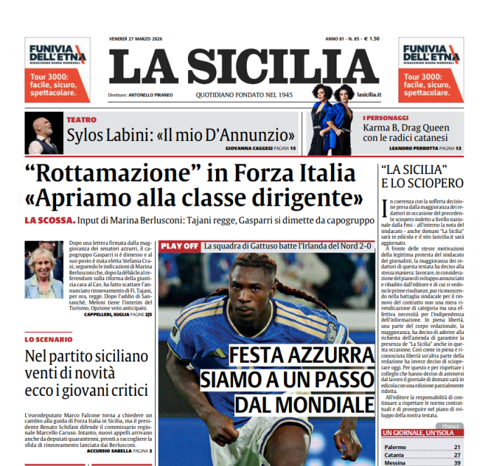 "La Sicilia" non aderisce allo sciopero: ecco perch&egrave;