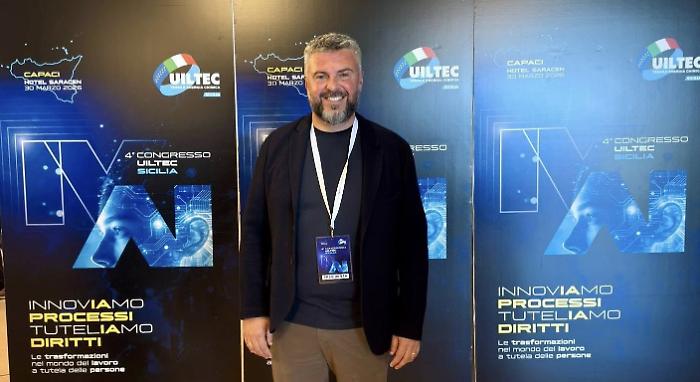 Andrea Bottaro riconfermato alla guida della Uiltec Sicilia: accorpamento provinciale e spinta agli investimenti industriali