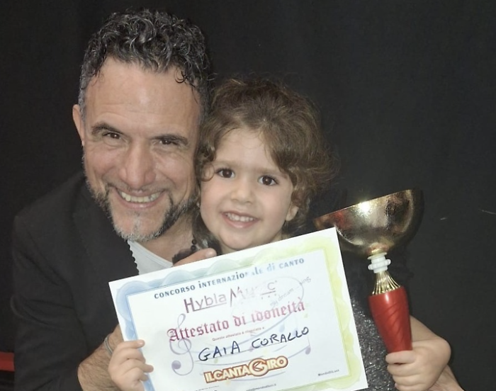 La ragusana Gaia Corallo: a soli 6 anni un talento in costante crescita