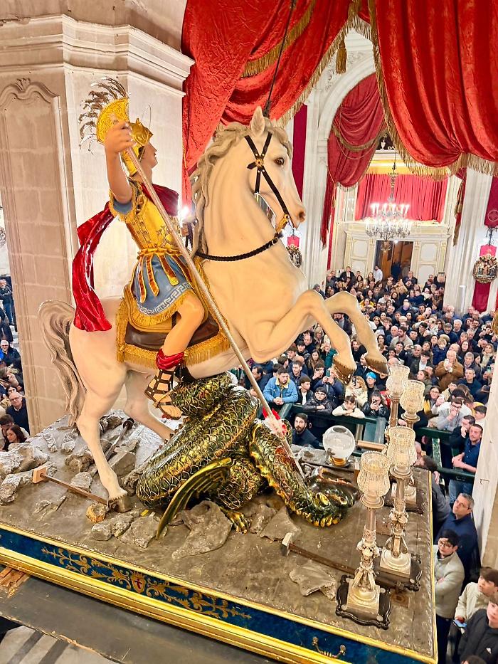 Il patrono di Ragusa San Giorgio &egrave; tornato tra i suoi devoti