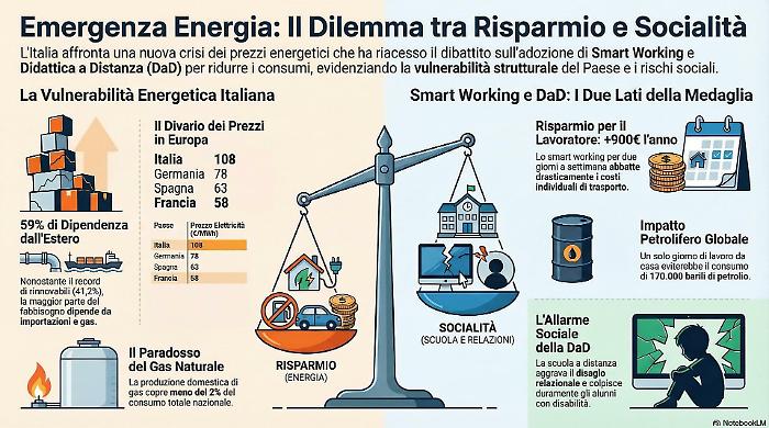 Lockdown energetico, la scuola torna nel mirino: perch&eacute; la proposta su Dad e smart working divide il Paese