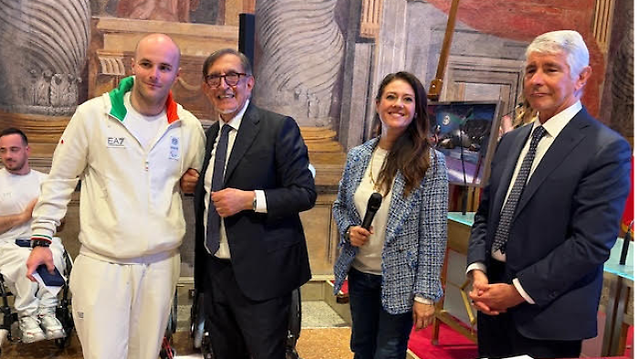 Dopo l'incontro con il Presidente Sergio  Mattarella e il Santo Padre, oggi anche il Senato ha voluto celebrare i grandi protagonisti dei Giochi Olimpici e Paralimpici  