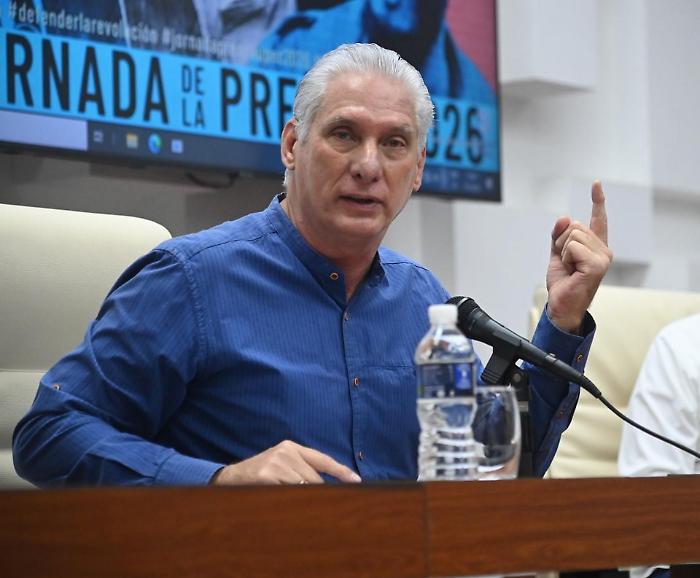 Cuba, D&iacute;az-Canel: &laquo;Dimettersi non fa parte del nostro vocabolario&raquo;, resistenza indistruttibile contro le minacce degli Stati Uniti