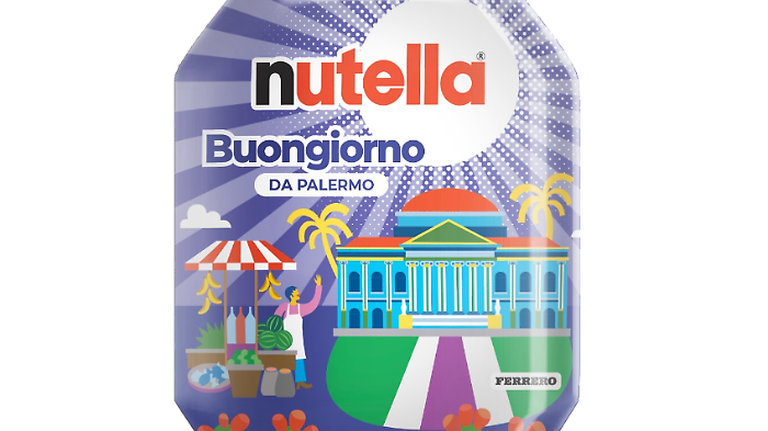 Nutella dedica un vasetto a Palermo: il&nbsp;buccellato e la Vucciria protagonisti della limited edition 
