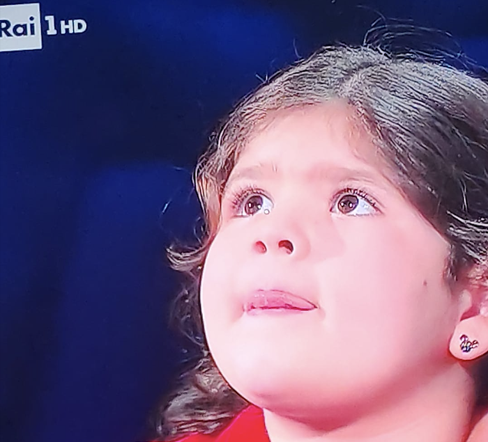 La piccola ragusana Gaia Corallo in luce su Rai Uno con Carlo Conti e Mara Venier