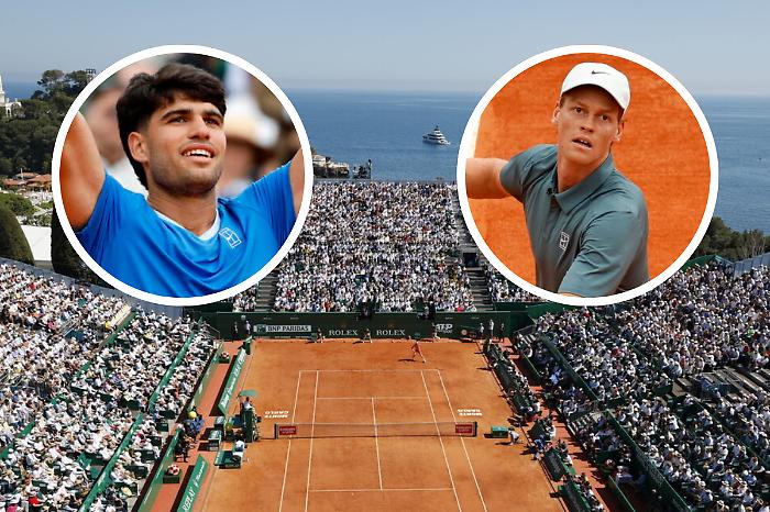 Sinner contro Alcaraz: a Montecarlo la finale che vale il tetto del mondo