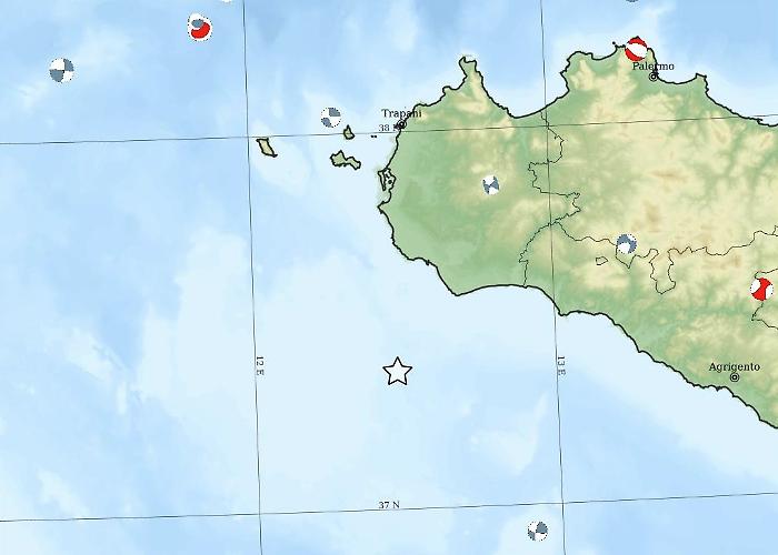 La terra trema nel Trapanese: scossa di magnitudo 3,7