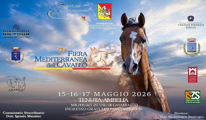 Sicilia capitale equestre del Mediterraneo: alla Tenuta Ambelia la Fiera Mediterranea del Cavallo 2026