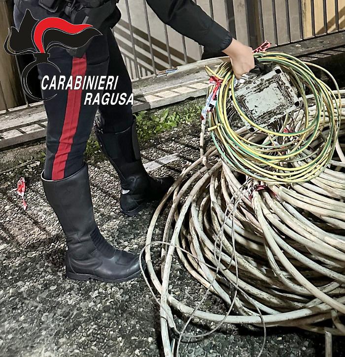 Ispica, rubano i cavi della rete telefonica: arrestati due pachinesi