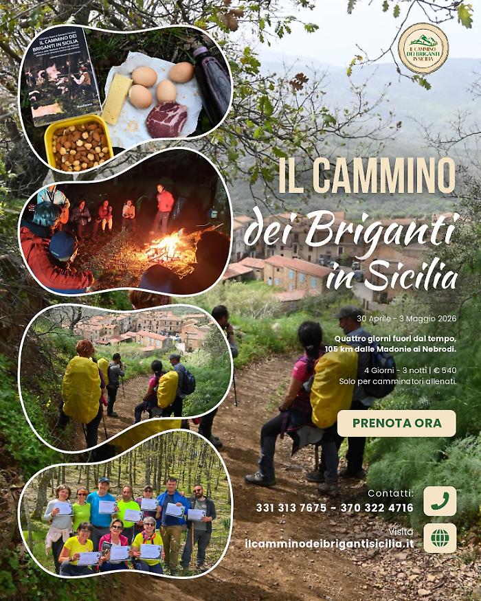 Il cammino dei briganti in Sicilia: 90 km in quattro giorni tra Madonie, Erei e Nebrodi