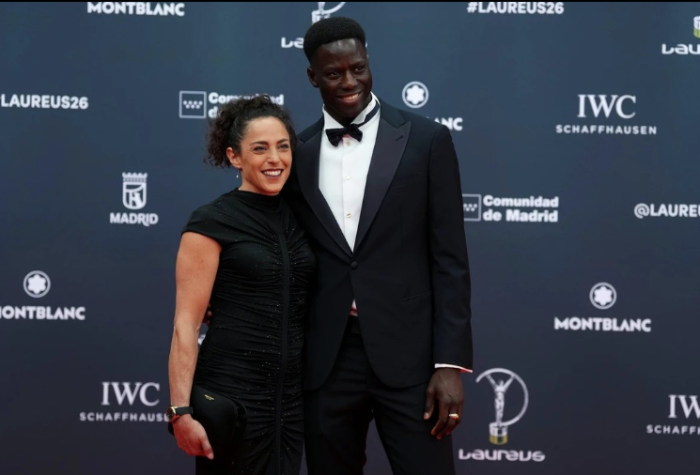 Federica Brignone e James Mbaye: amore ufficiale sul red carpet dei Laureus Awards 2026