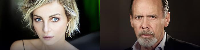 Ennio Coltorti e Violante Placido