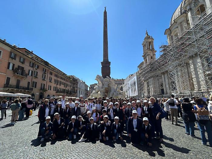 Vittoria, gli studenti del Comprensivo Giovanni XXIII-Colonna a Roma