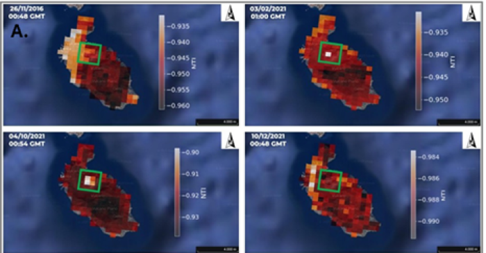Intelligenza artificiali e dati satellitare per mappare il sistema idrotermale dell'Isola di Vulcano: e i risultati sono sorprendenti