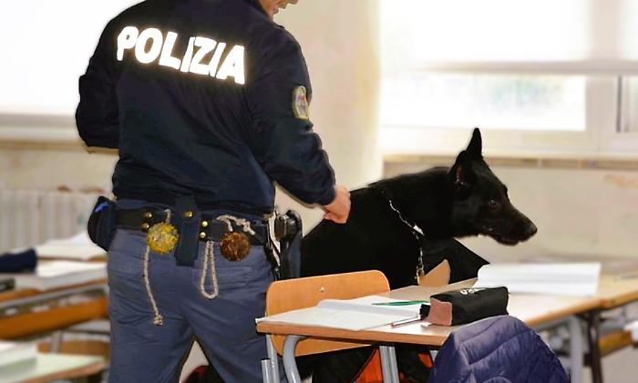 La Polizia ha effettuato controlli antidroga in tre istituti superiori  tra citt&agrave; e provincia, due minori denunciati 
