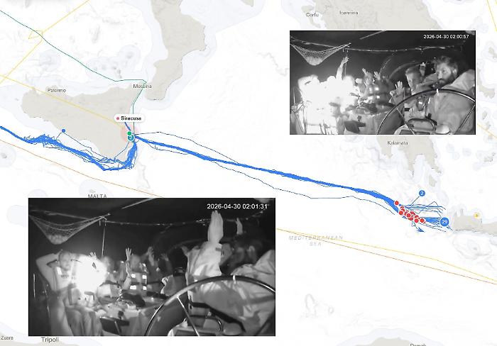 Global Sumud Flotilla intercettata al largo di Creta, il bilancio: fermati 400 attivisti in 50 navi